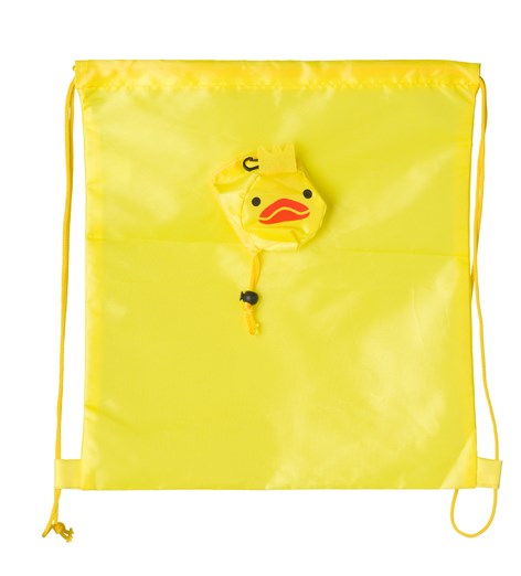 Polyester rugtas eend Geel