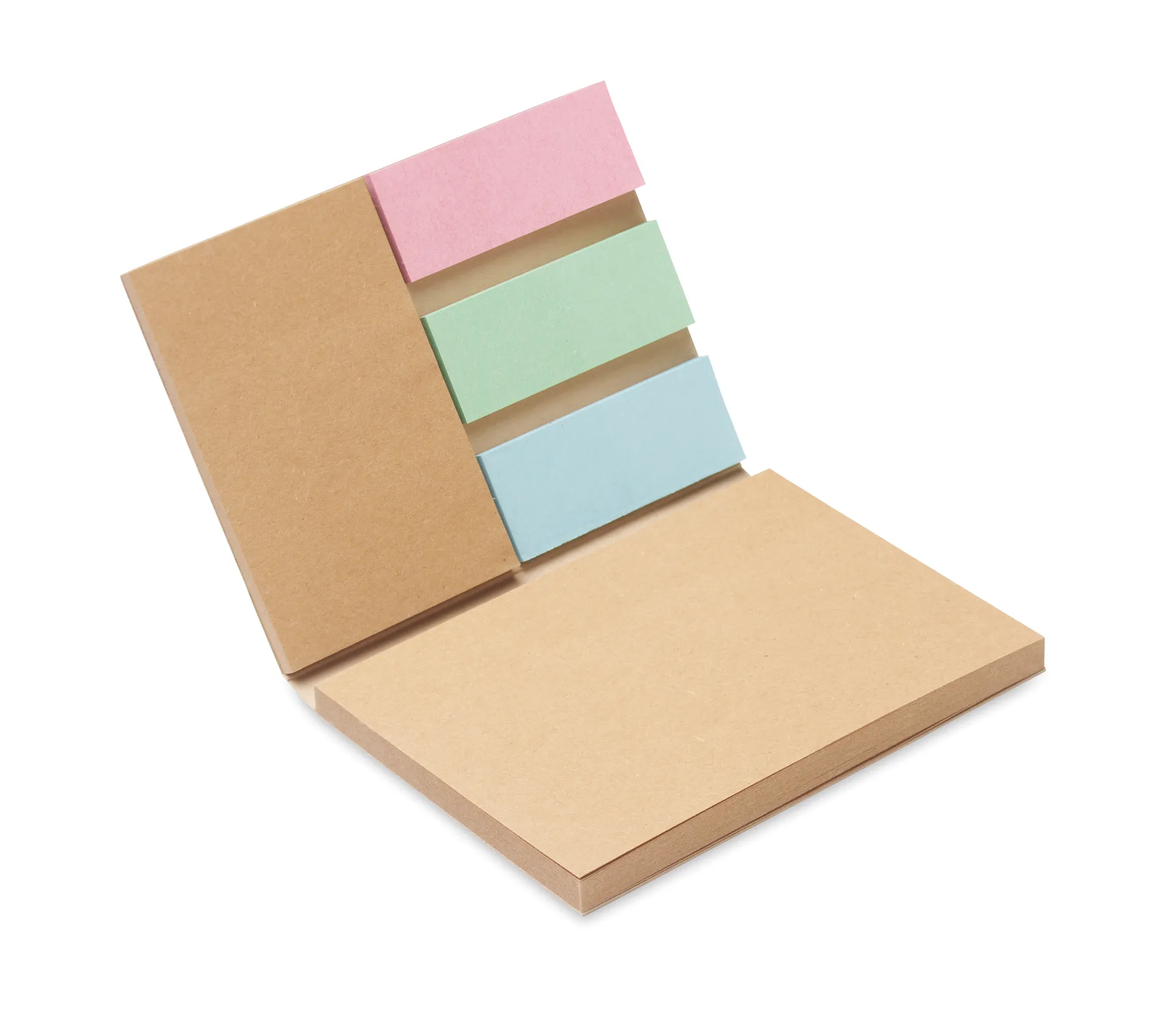 Gerecycled papieren memoblok Beige