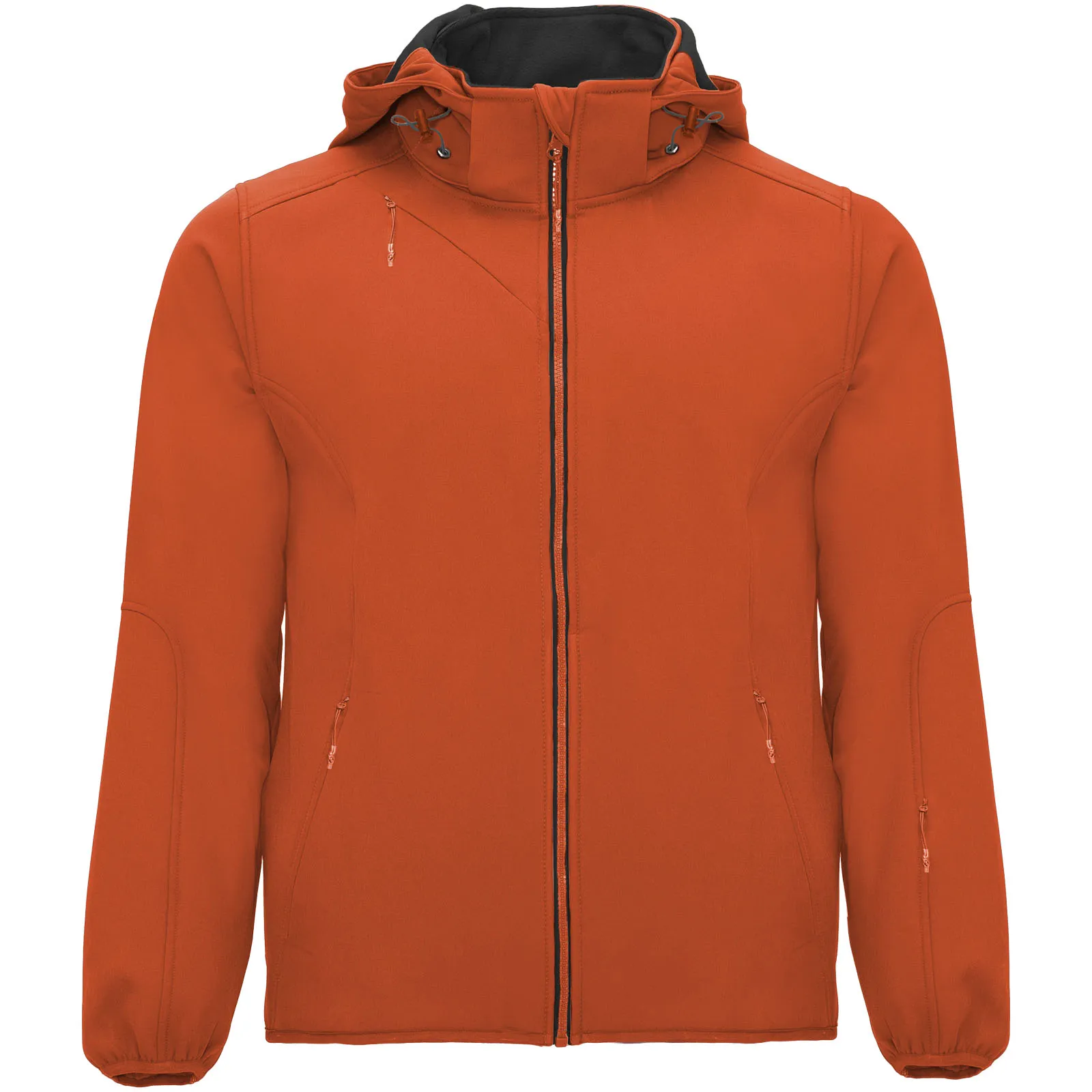 Siberia unisex softshell jack Vermiljoen oranje