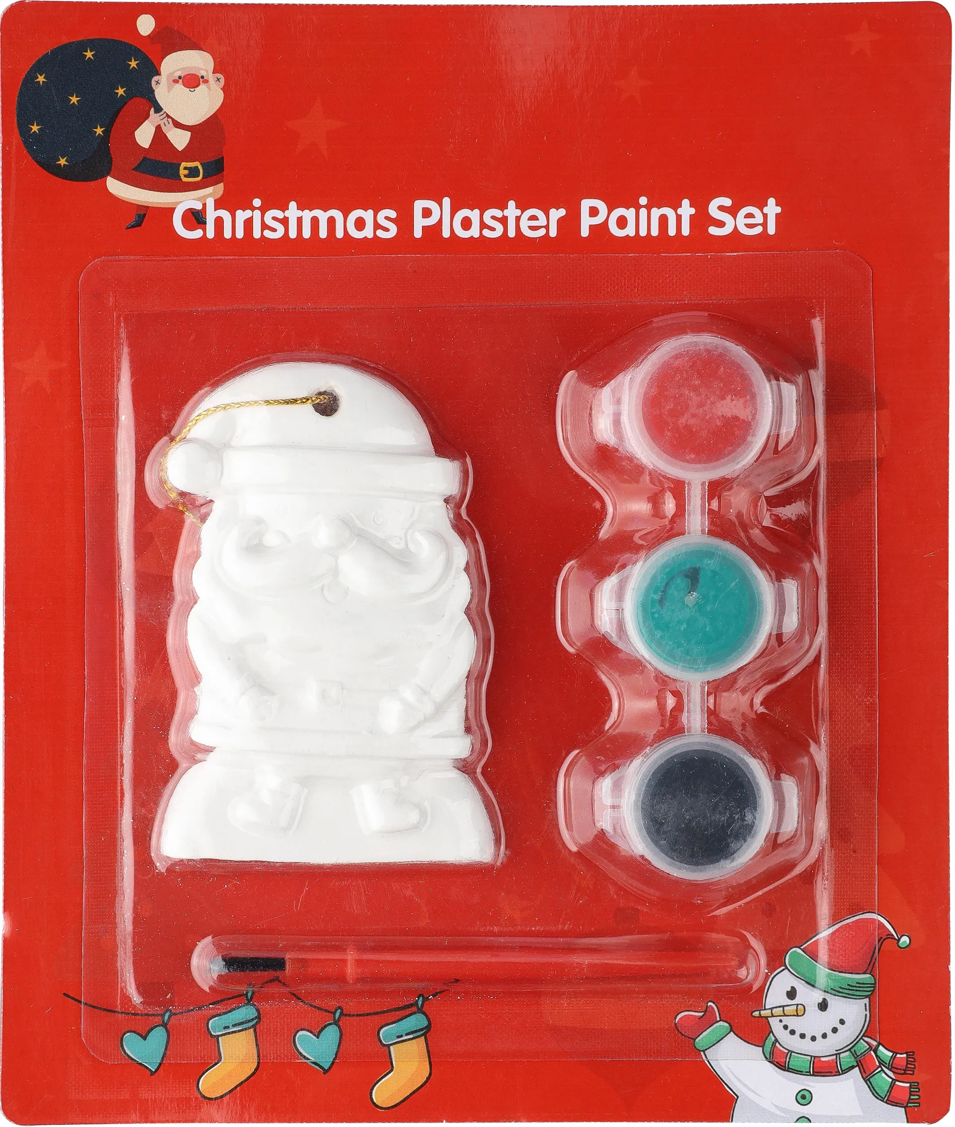 PS schilderpakket kerstman Zina custom/multicolor