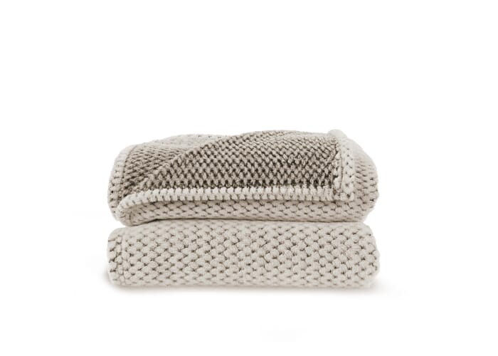 Sagaform Anni R-PET fleece deken  Beige