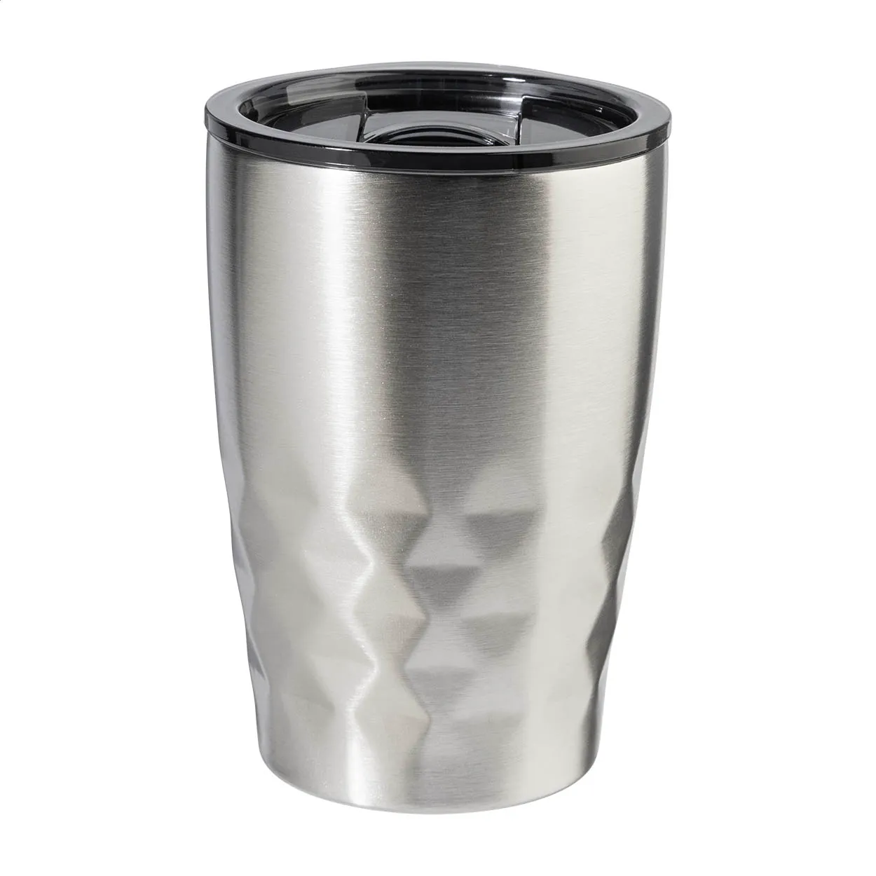 Cupper koper geïsoleerde thermobeker zilver