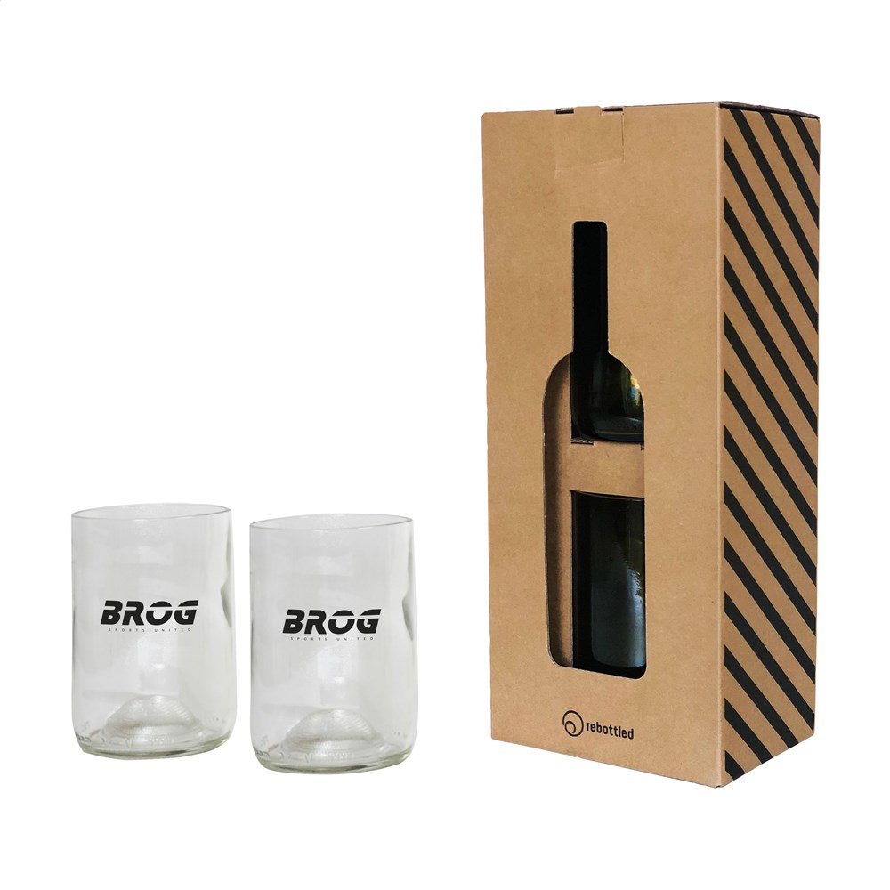 Rebottled® Tumbler 2-pack set glazen