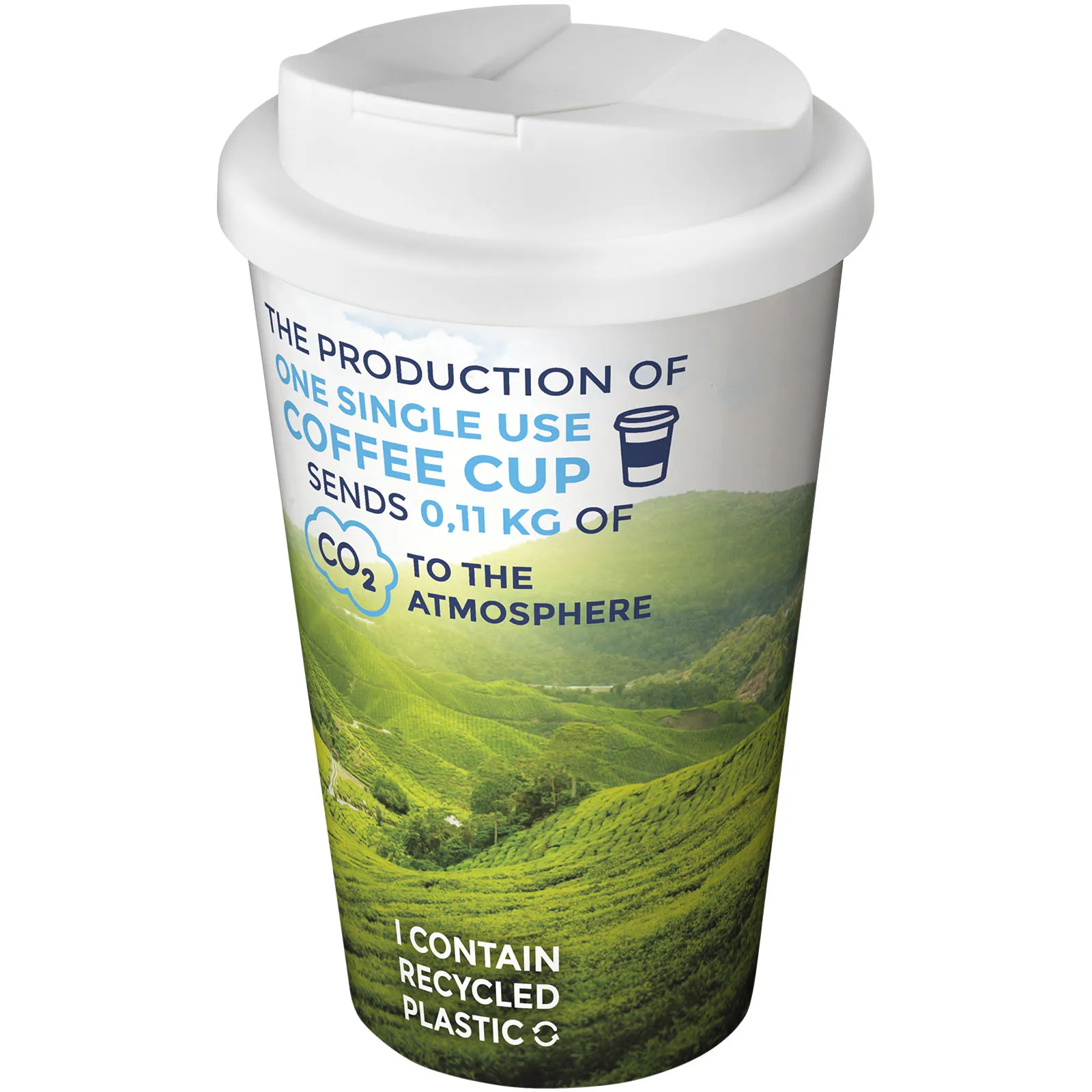 Brite-Americano® 350 ml geïsoleerde beker Wit