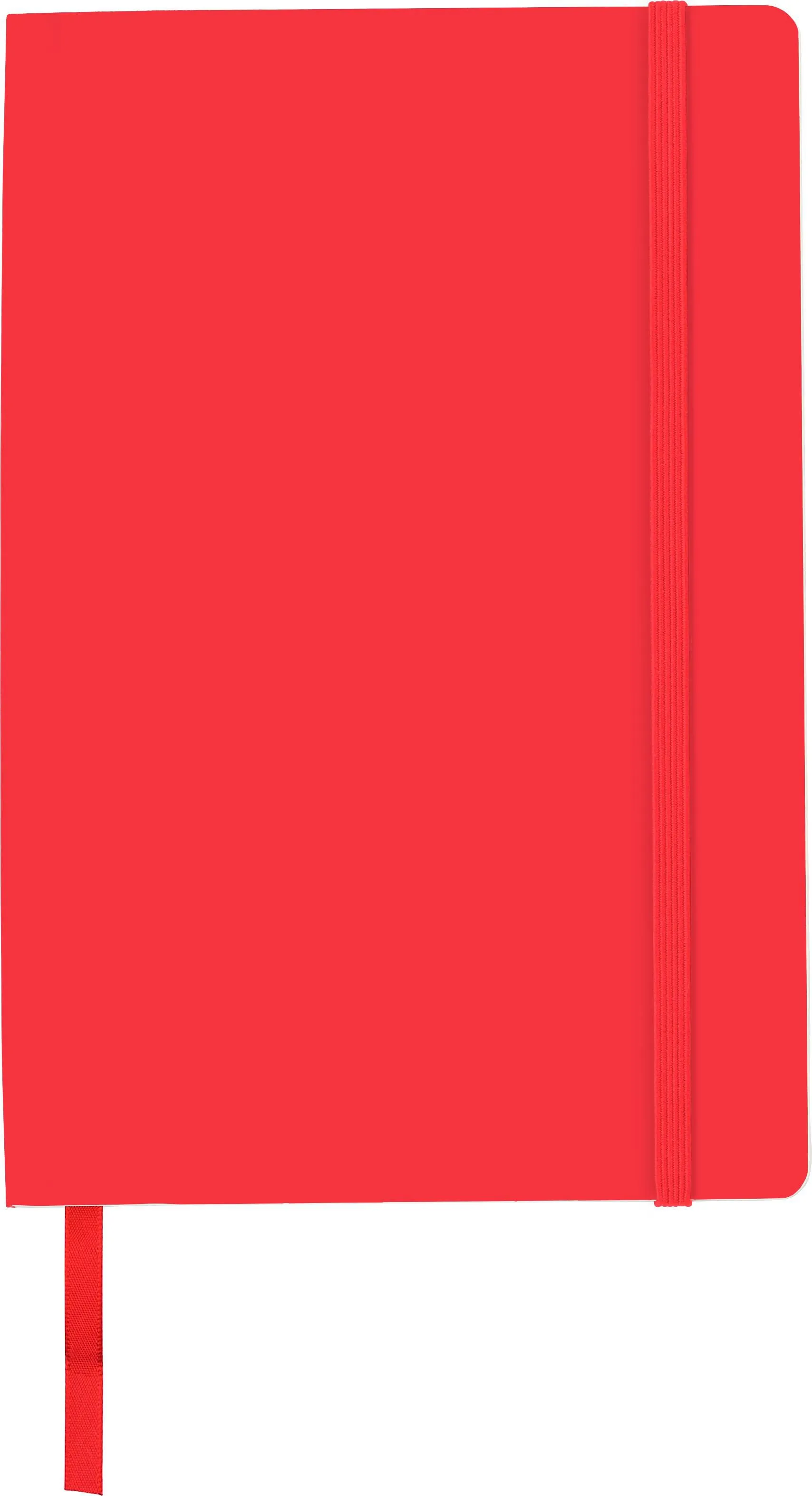 Notitieboek Mireia | Gerecycled PU | A5 | Gelinieerd rood