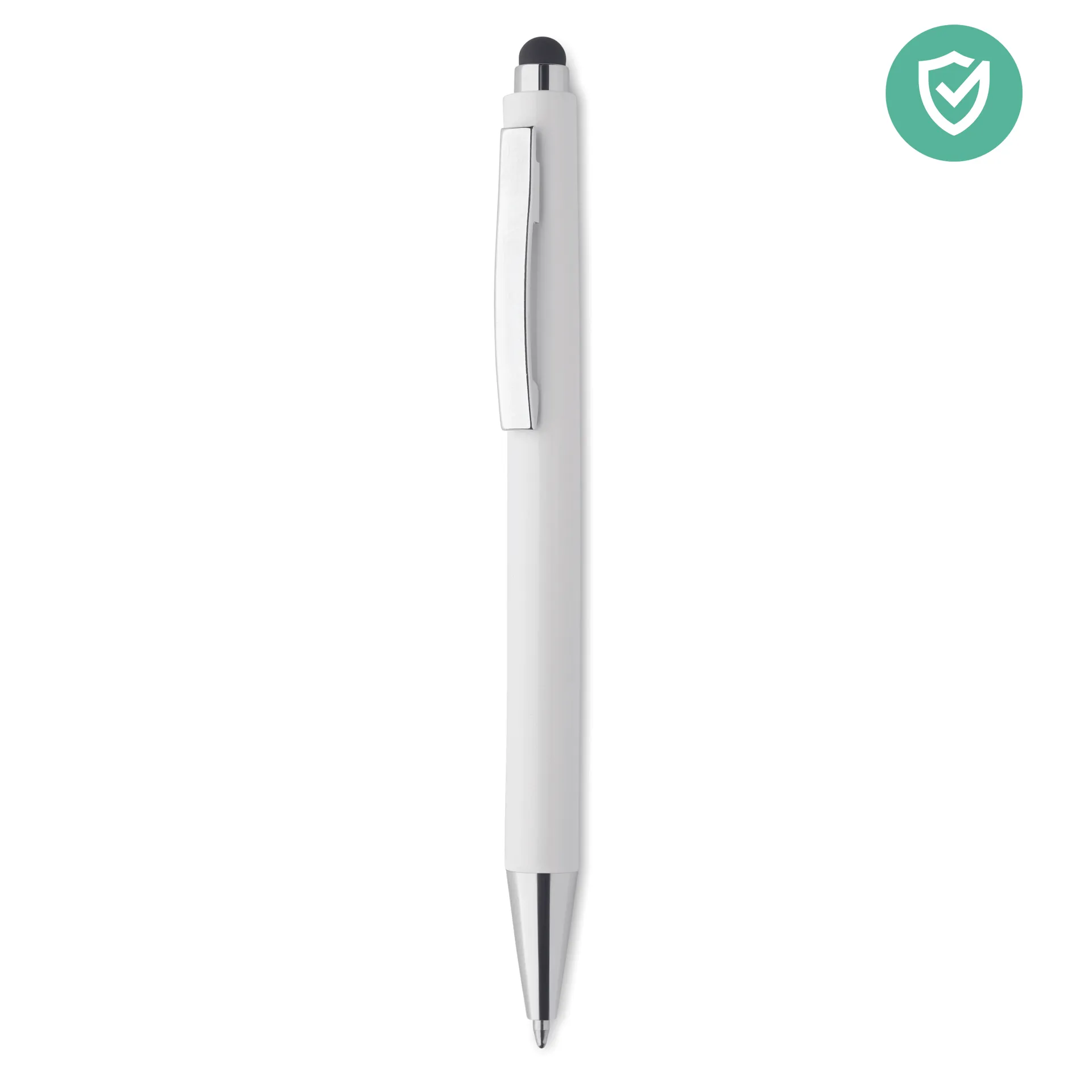 Antibacteriële stylus balpen Wit