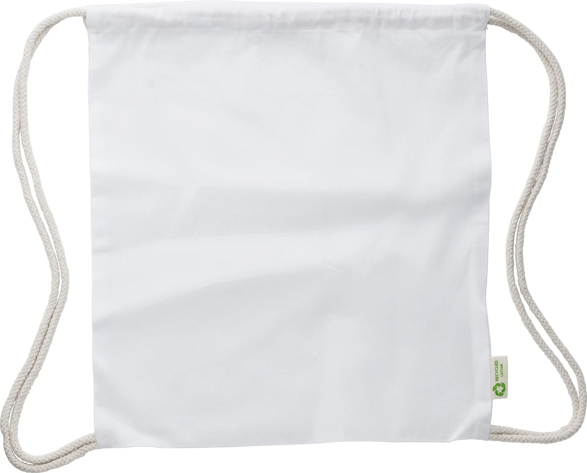 Katoenen tasje Joy | Gerecycled katoen | 120 g/m² wit