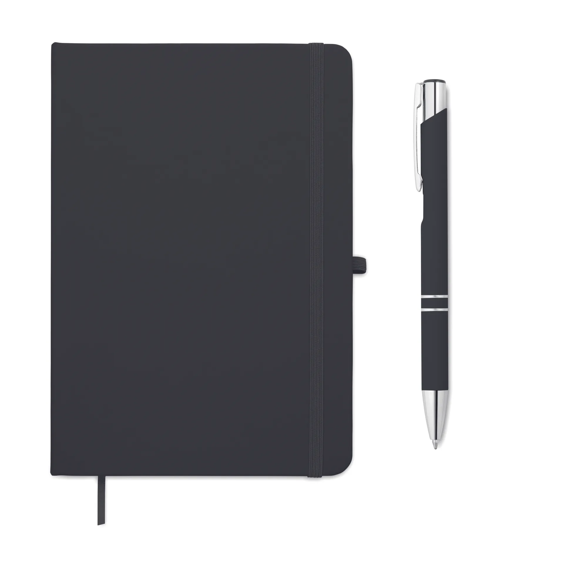 A5 notitieboek set PU Zwart