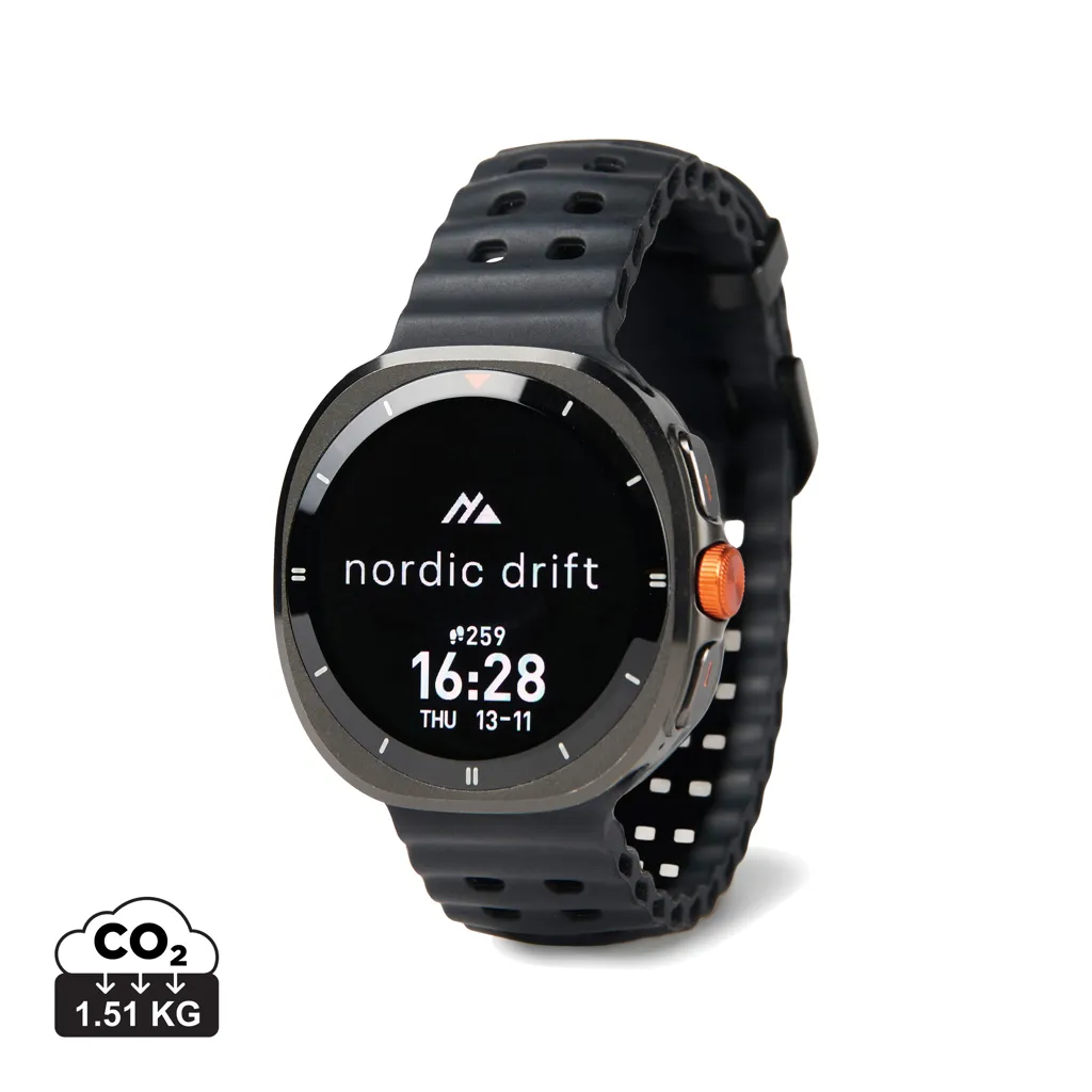 Nordic Drift Titan High-performance horloge zwart