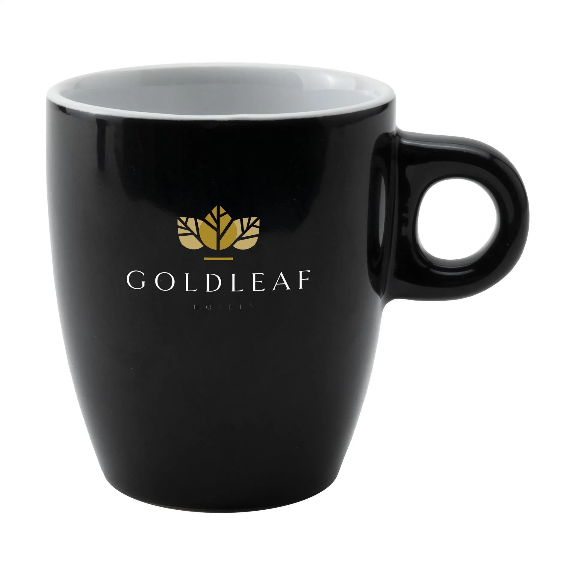CoffeeCup Colour 200 ml mok zwart/wit