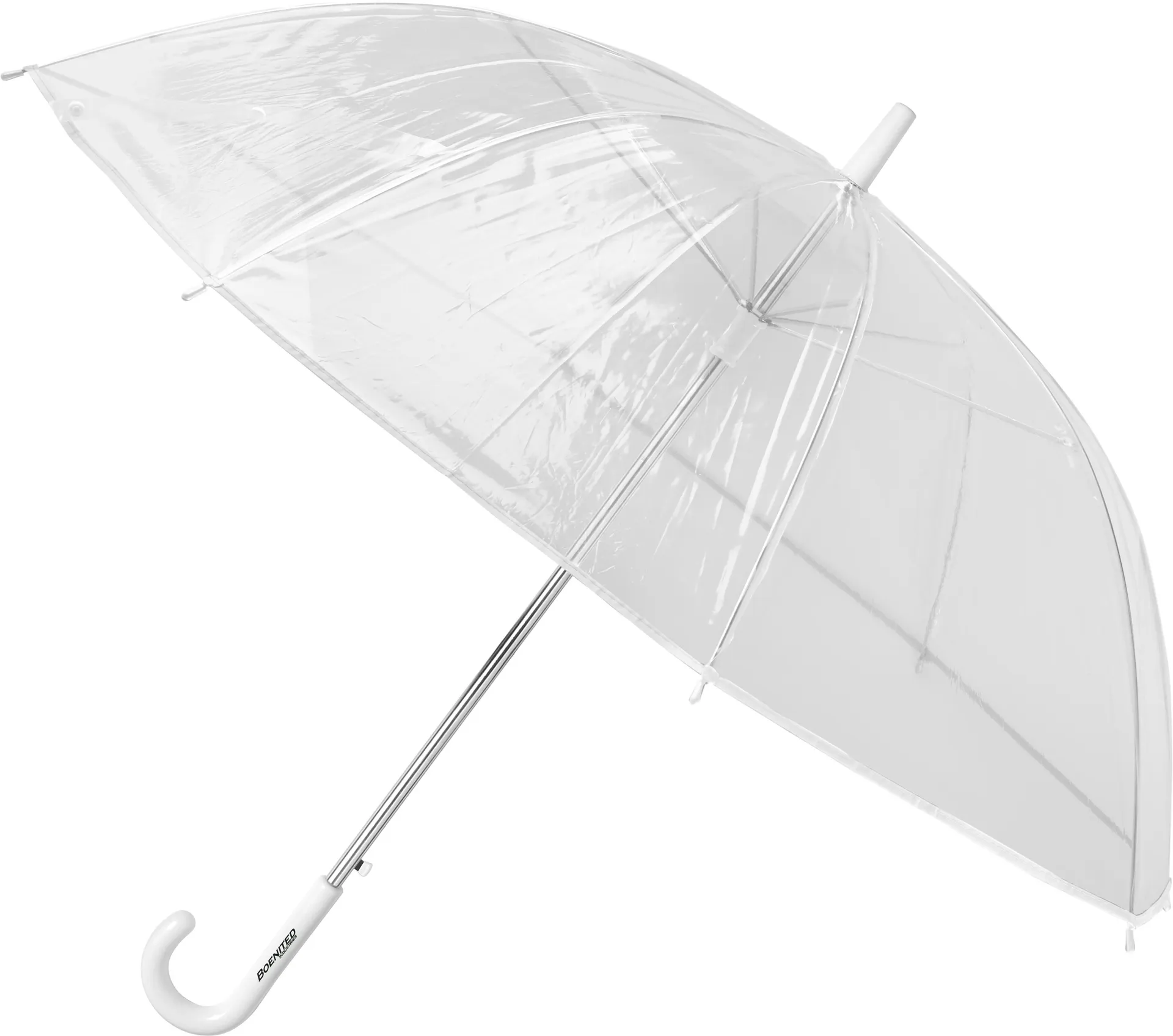 Paraplu Denise | Transparant | 21 inch wit
