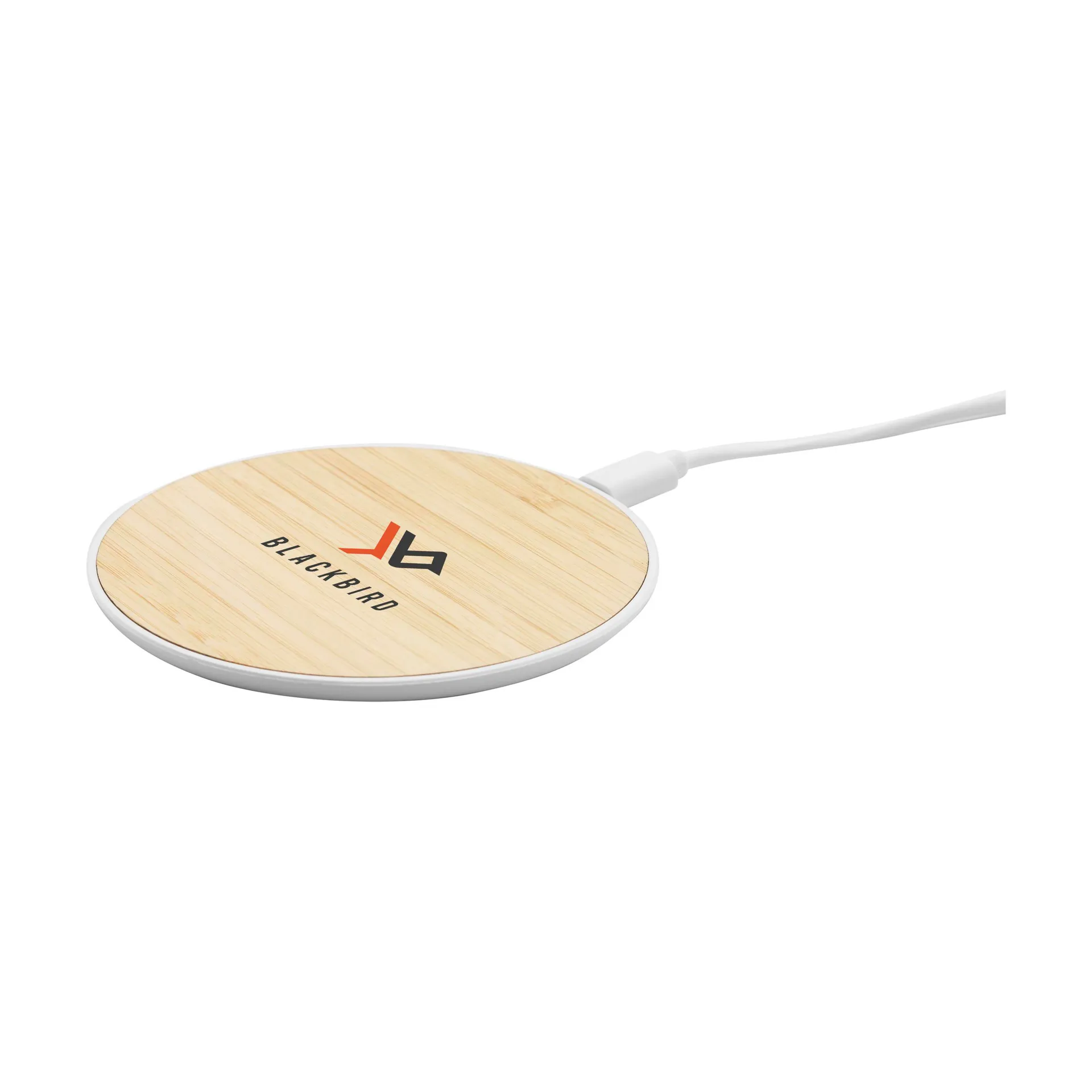 Bamboo 15W Wireless Fast Charger draadloze snellader wit