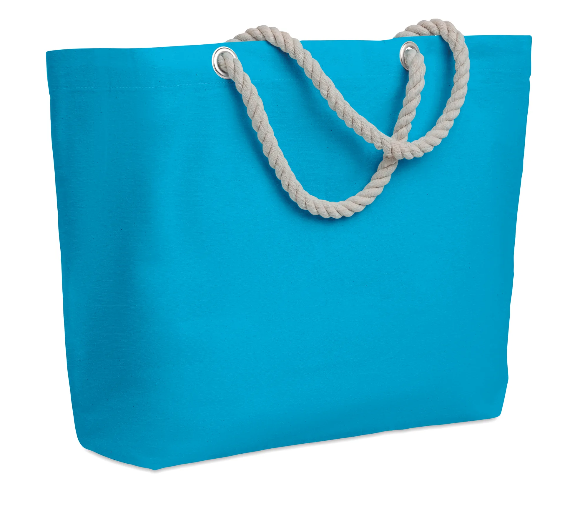 Strandtas met touw handvatten