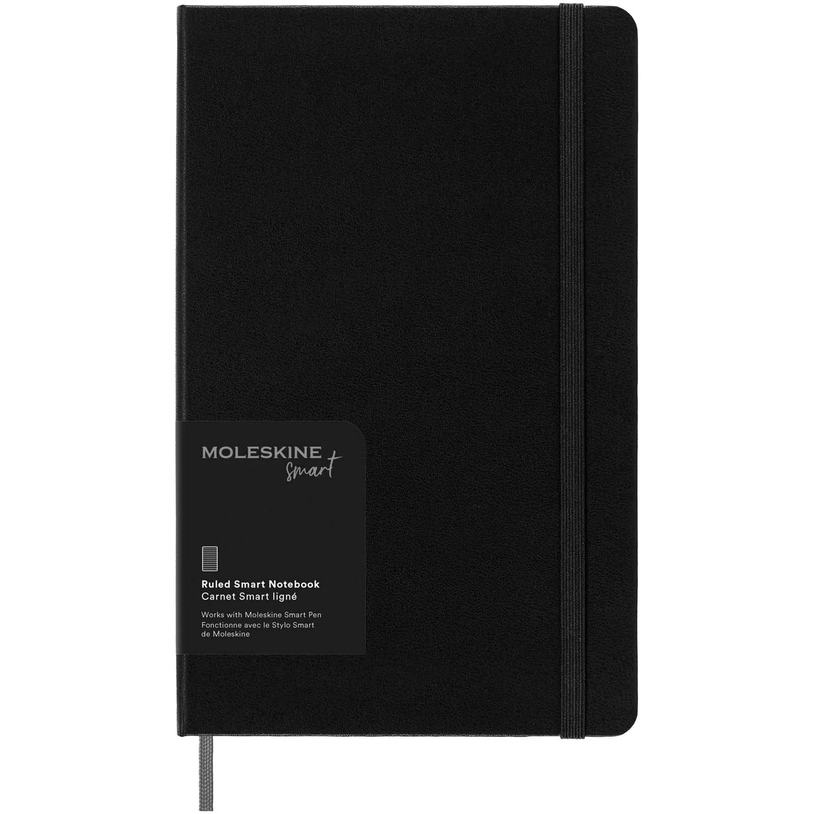 Moleskine Smart notitieboek - gelijnd L Zwart