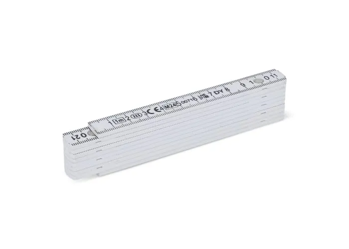 Gekalibreerde duimstok 1m Wit
