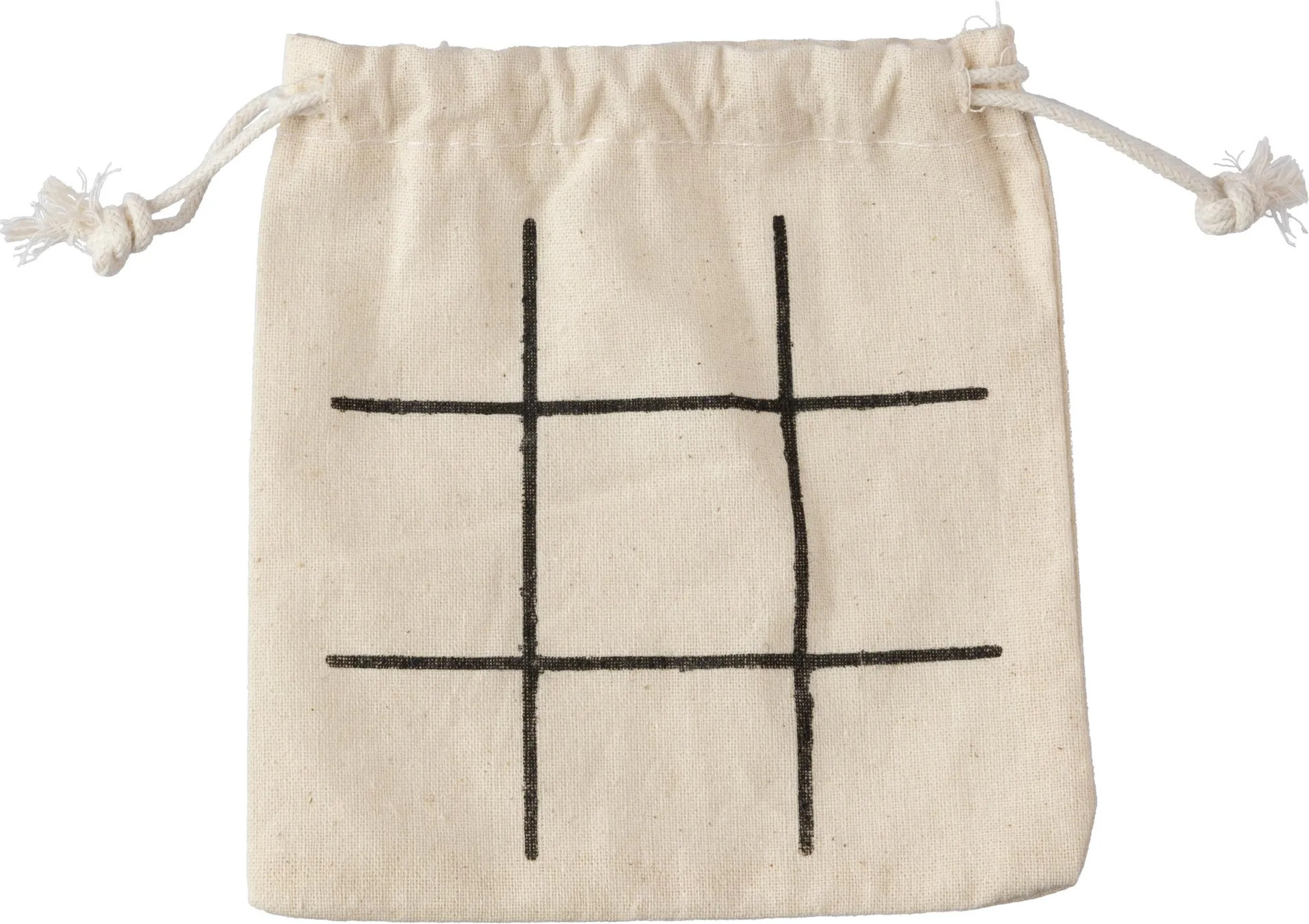 Boter-kaas-en-eieren-spel | Hout | Katoenen hoes khaki (écru)