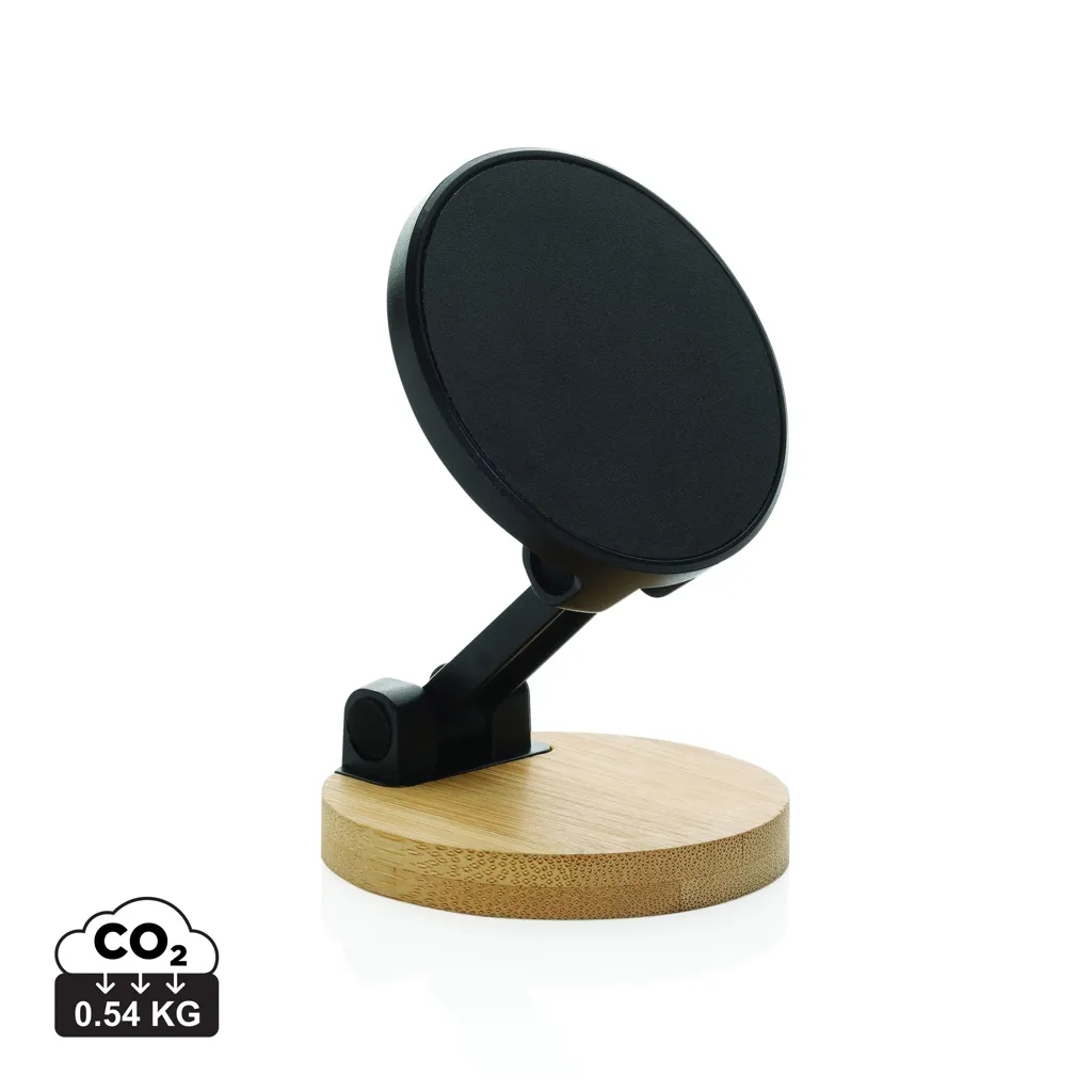 Magmount RCS gerecycled plastic en bamboe telefoonstandaard zwart