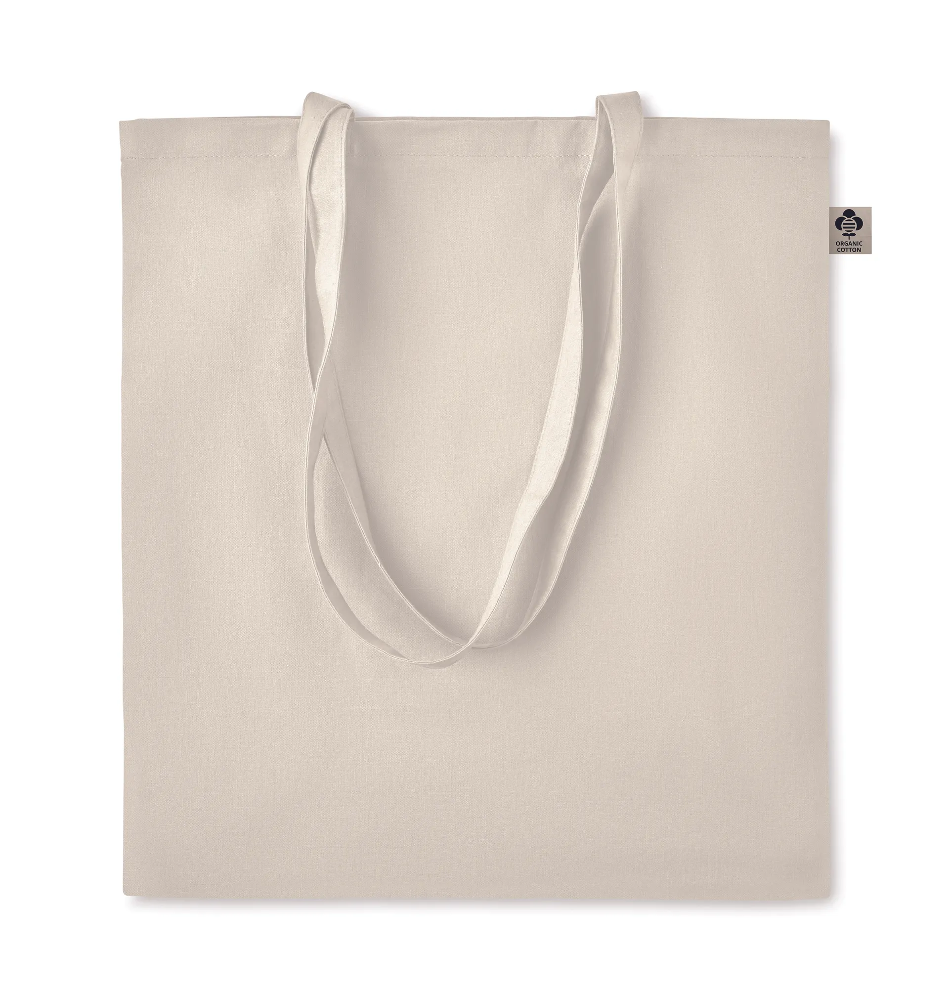 Boodschappentas van organisch kato Beige