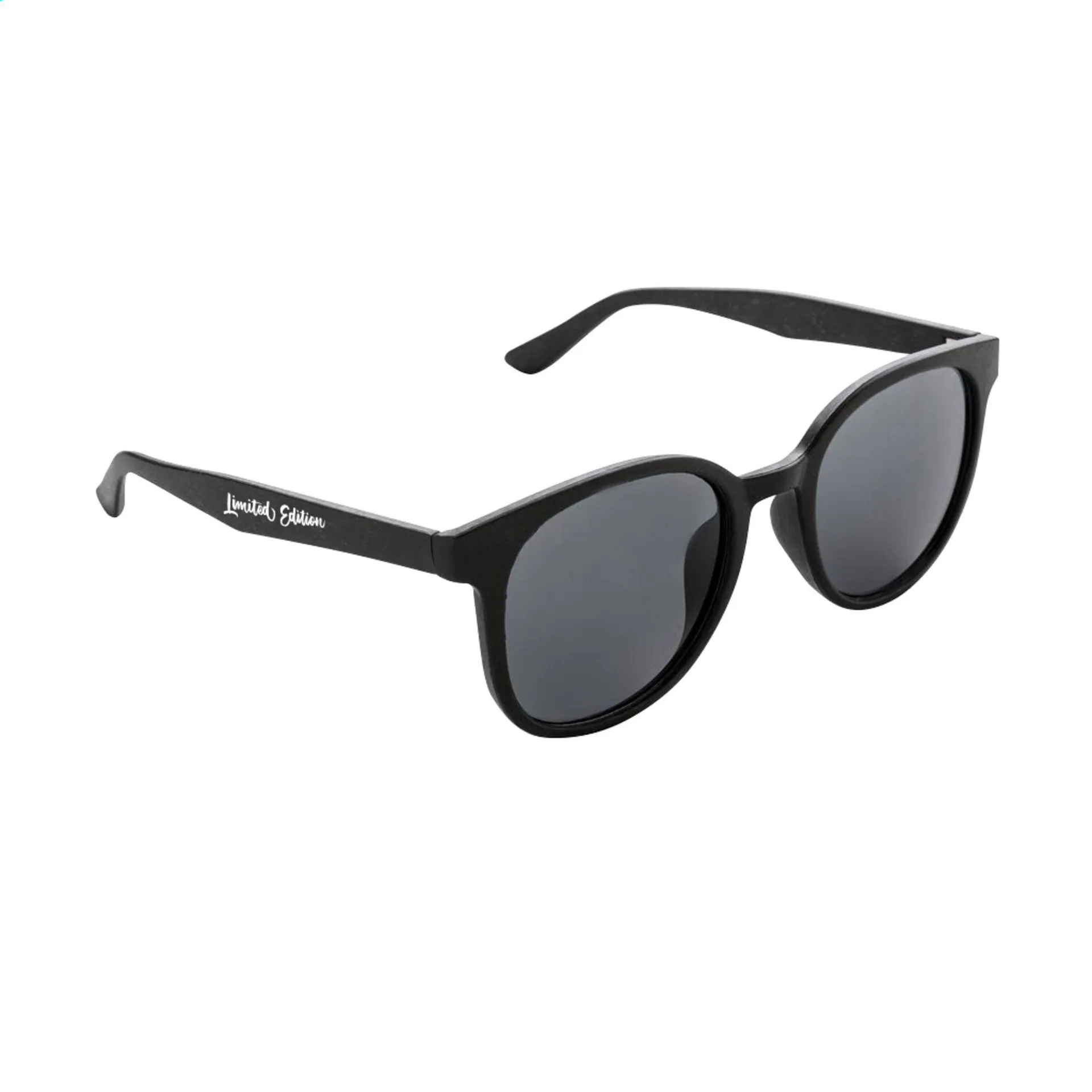 Eco Wheatstraw tarwestro zonnebril zwart