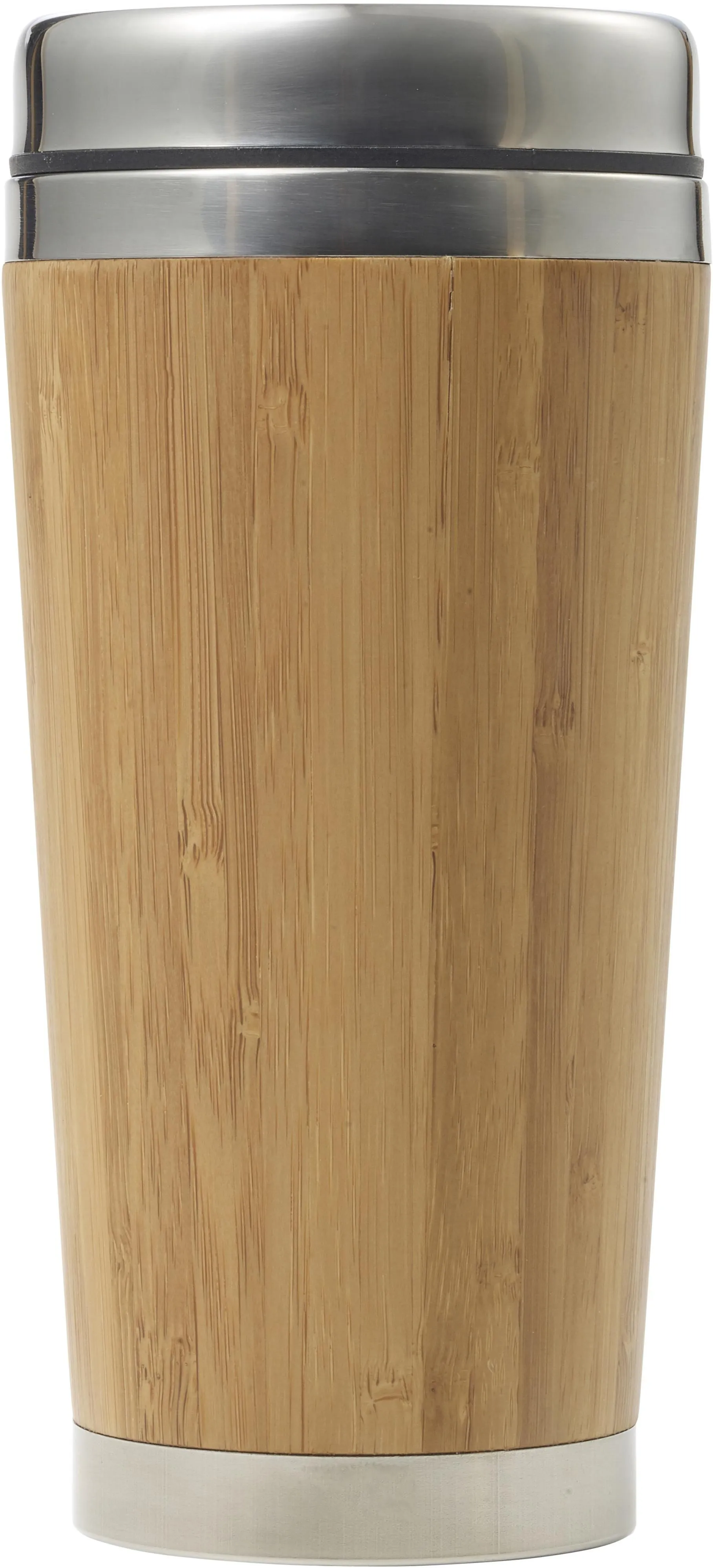 Reisbeker Sabine | Bamboe en rvs | 400 ml bruin