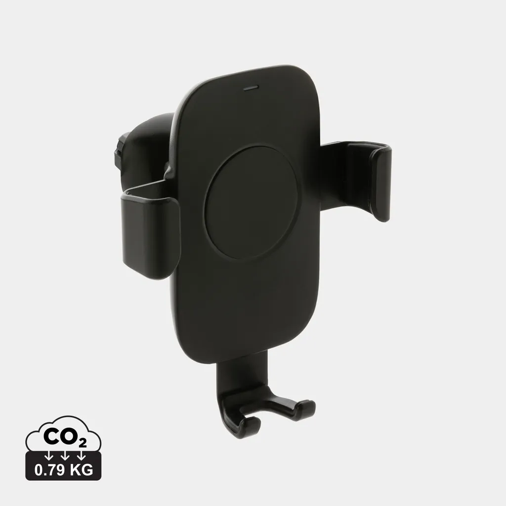 RCS gerecyclede plastic 10W autohouder draadloos opladen zwart