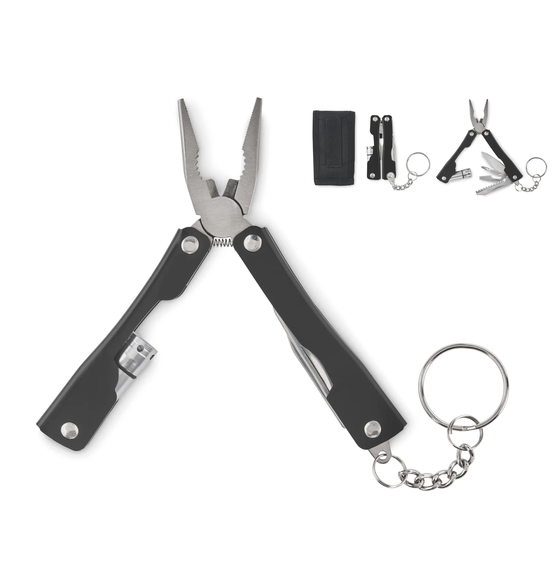Opvouwbaar multi-tool mes Zwart