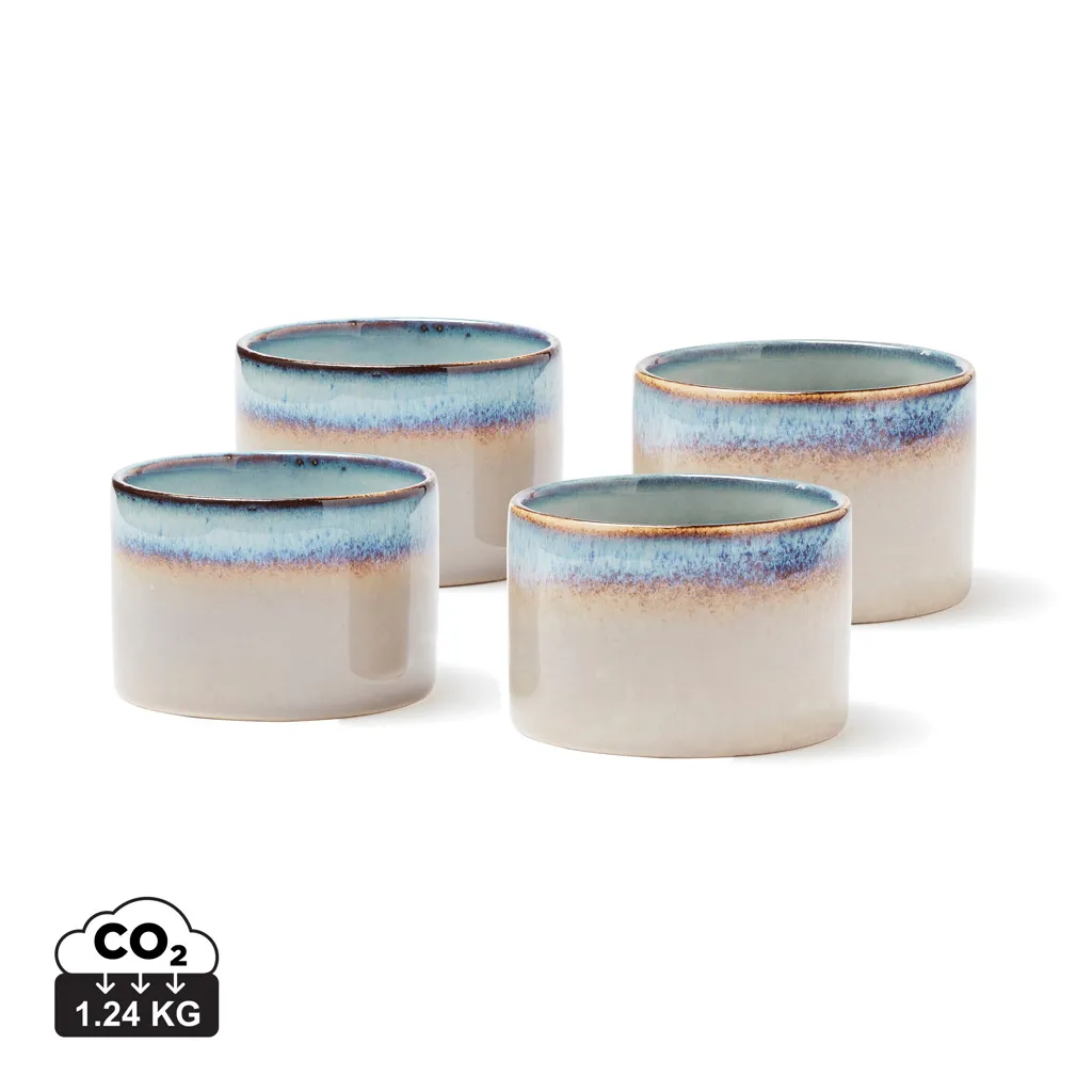 VINGA Nomimono kleine schaaltjes, set van 4 stuks beige