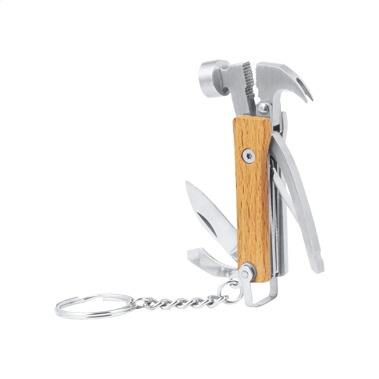 Hemverk multi tool sleutelhanger natuurlijk