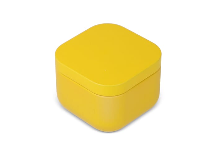 Ananda plantaardige geurkaars in gerecycled blik Geel