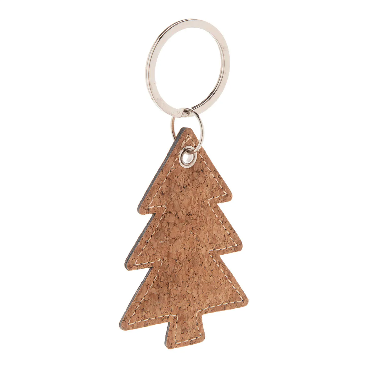 Korkki Kerst sleutelhanger natuurlijk