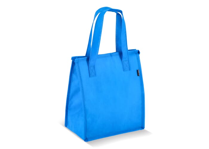 R-PET koeltas, non-woven, 23 x 15 x 27,5 cm, 75 g/m² Lichtblauw