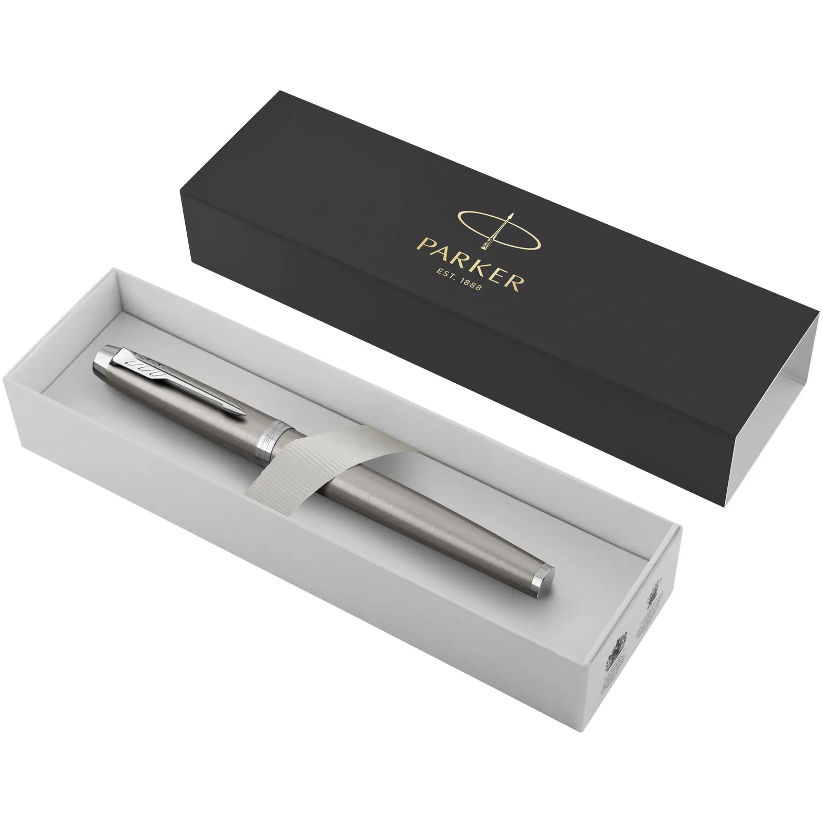 Parker IM vulpen (blauwe inkt) Zilver