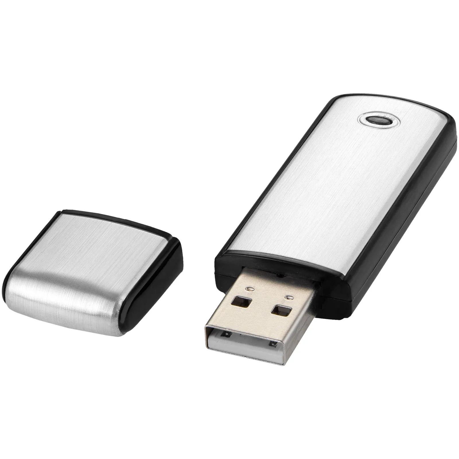 Square USB stick Zilver