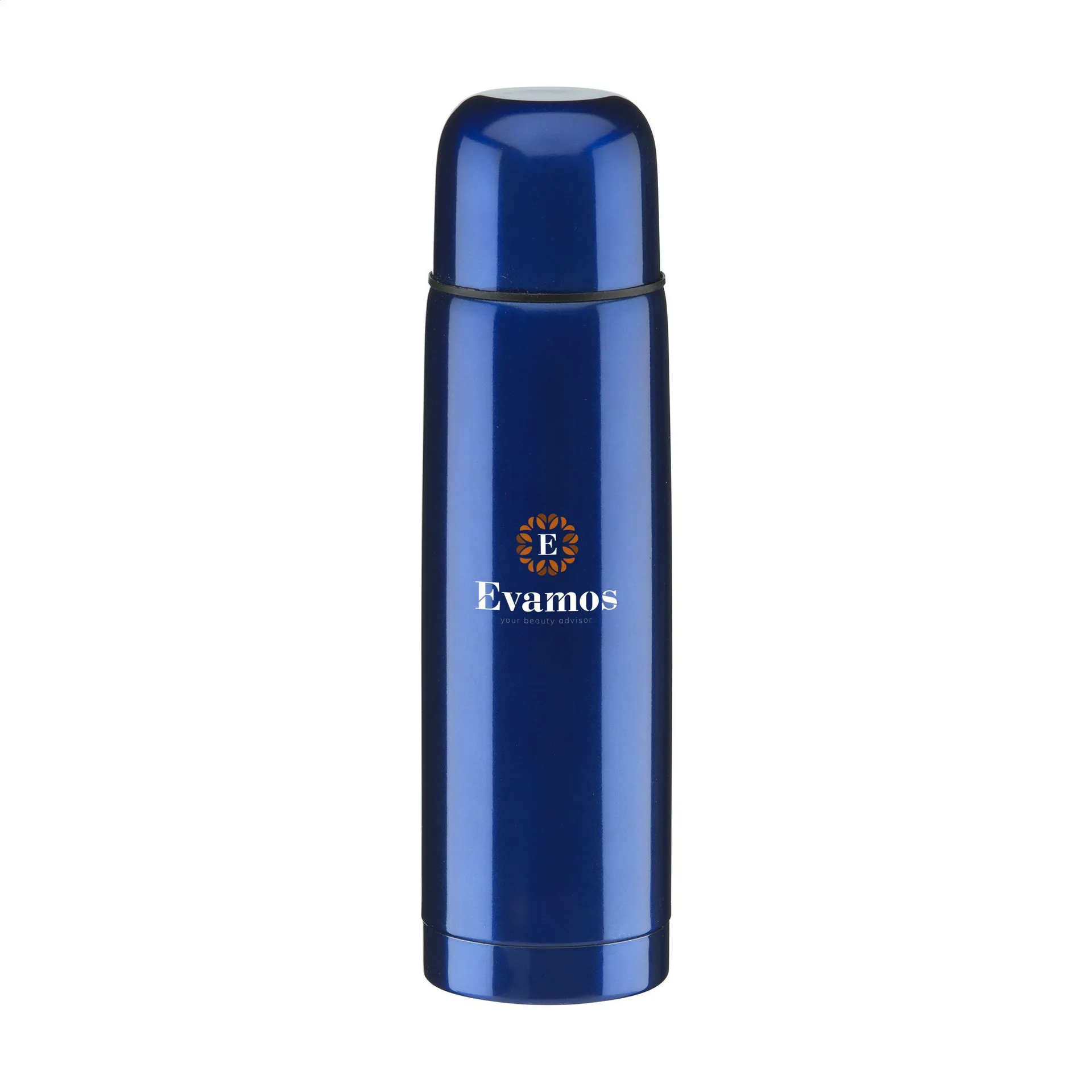 ThermoColour RCS Recycled Steel 500 ml thermosfles metallic blauw
