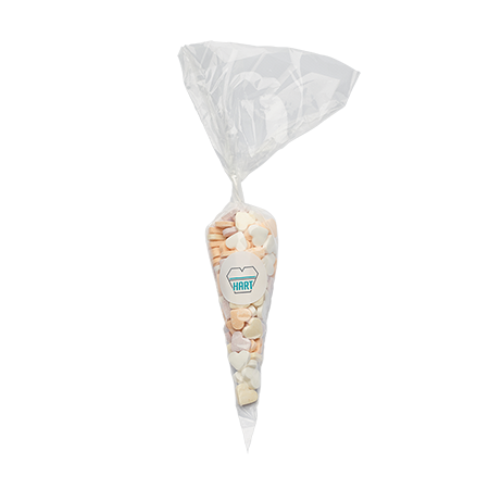 Puntzak gevuld met snoep