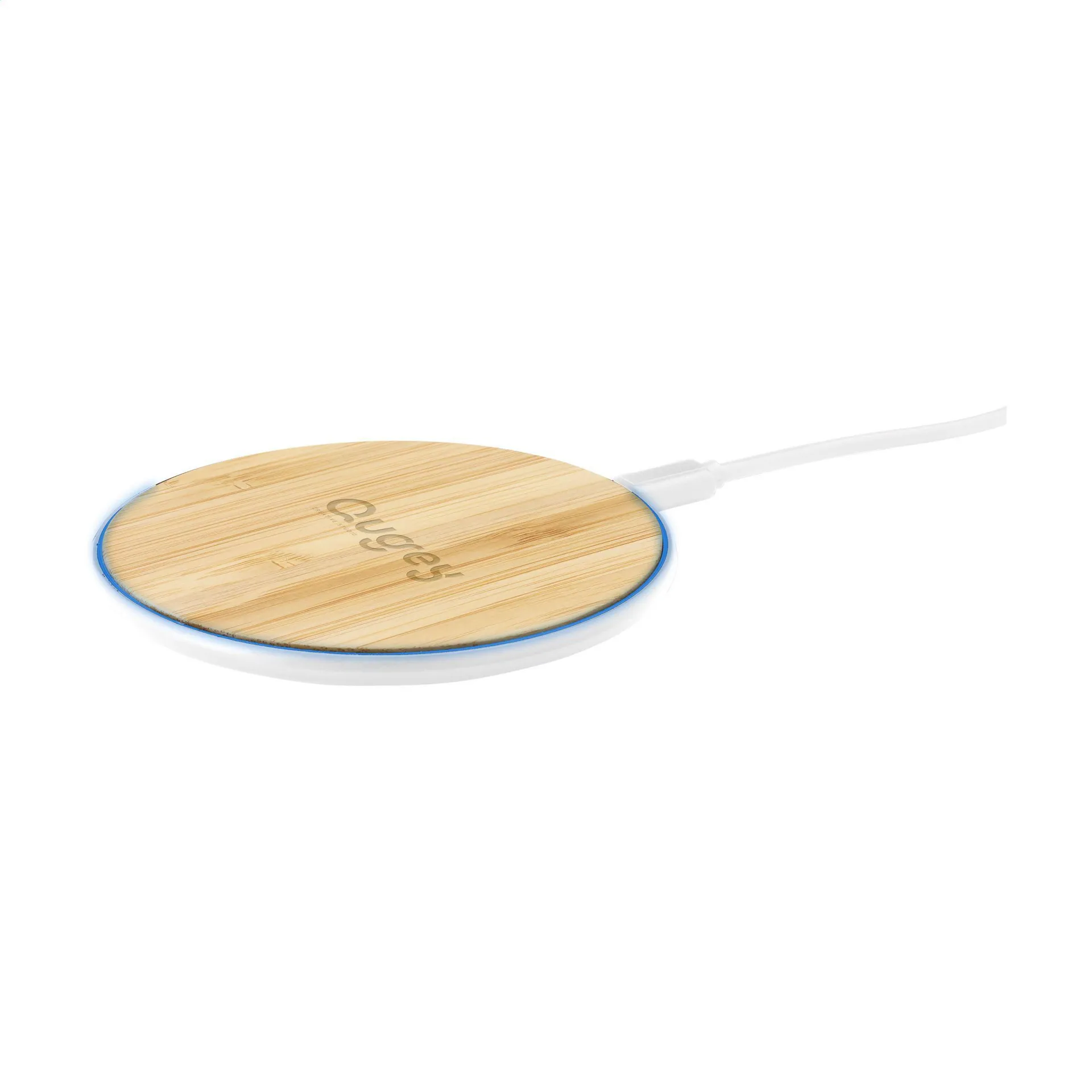 Bamboo 10W Wireless Charger draadloze snellader wit
