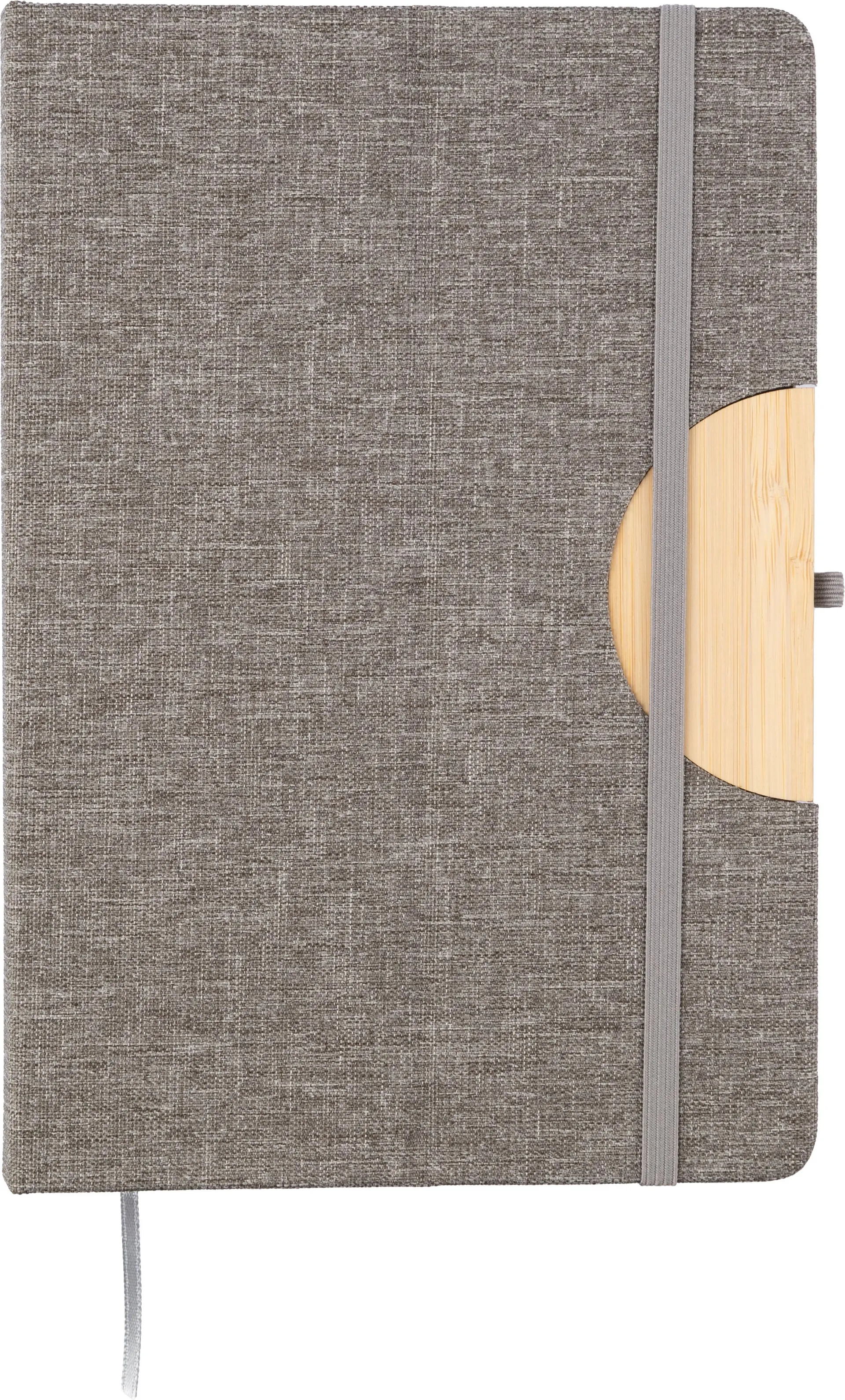 Notitieboek Ernst | Gerecycled | A5 | Telefoonhouder grijs