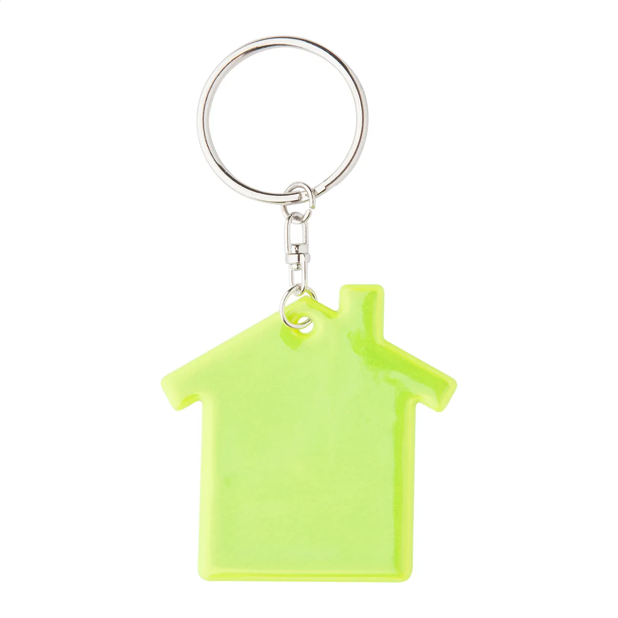 Abrax sleutelhanger veiligheids geel