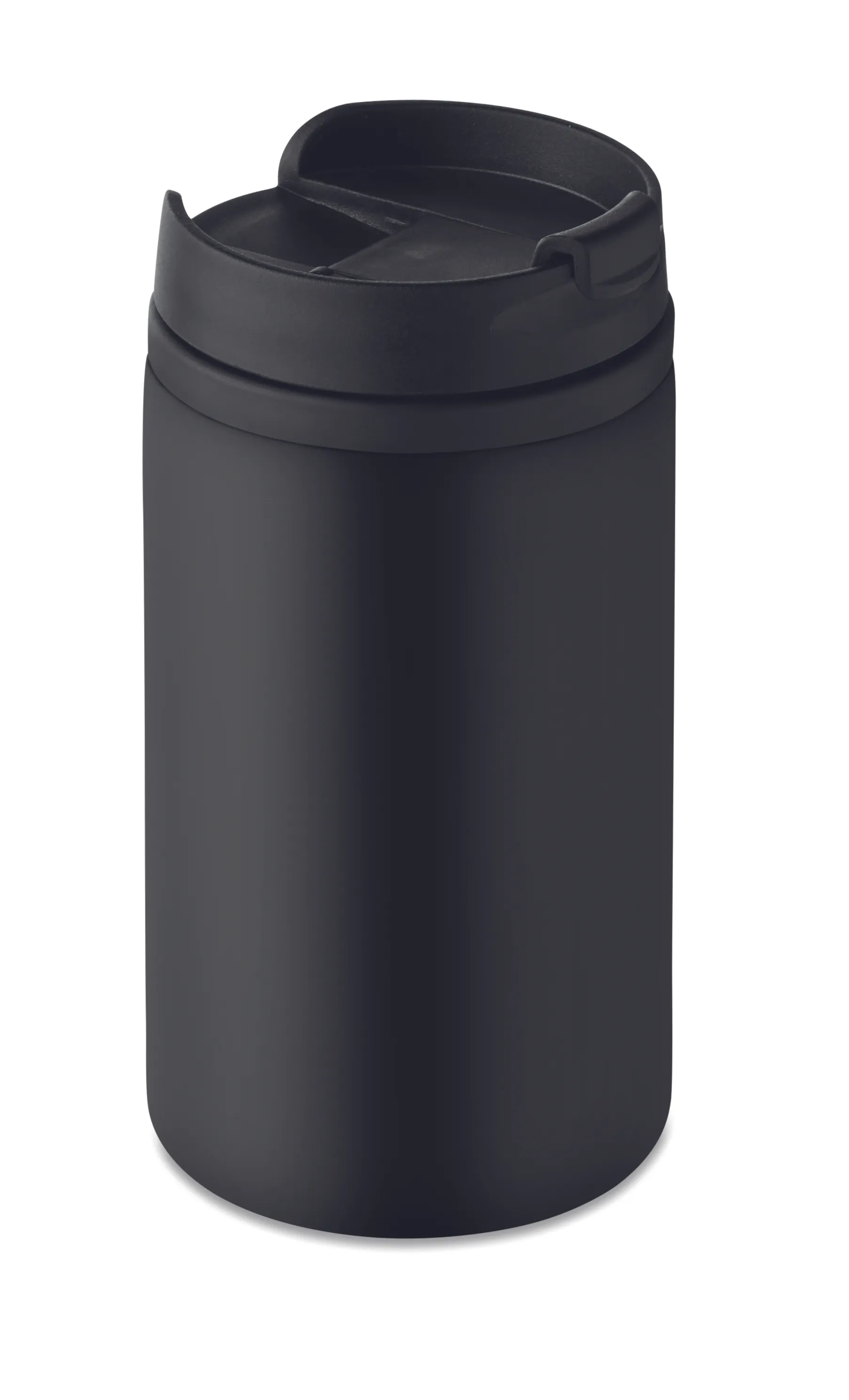 Dubbelwandige beker 250 ml Zwart