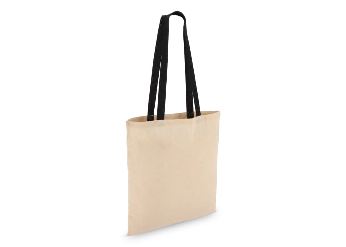 Katoen Tote OEKO-TEX® 38 x 42cm 140g/m² Zwart