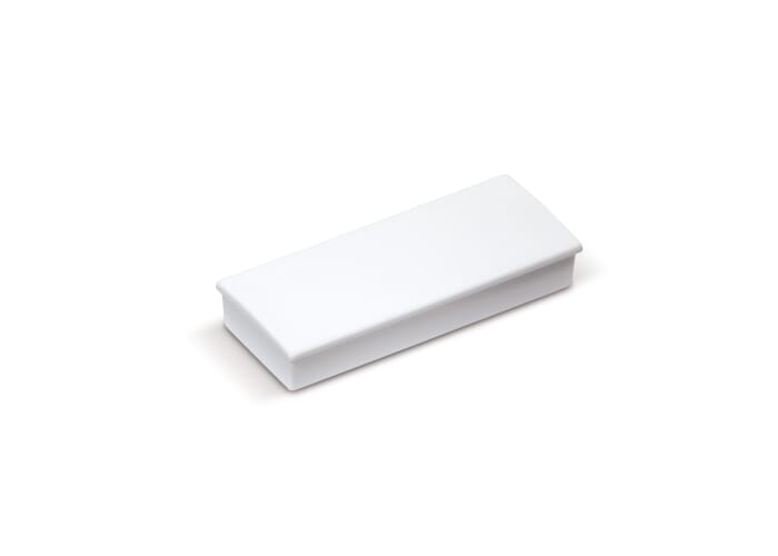 Magneet rechthoek Wit