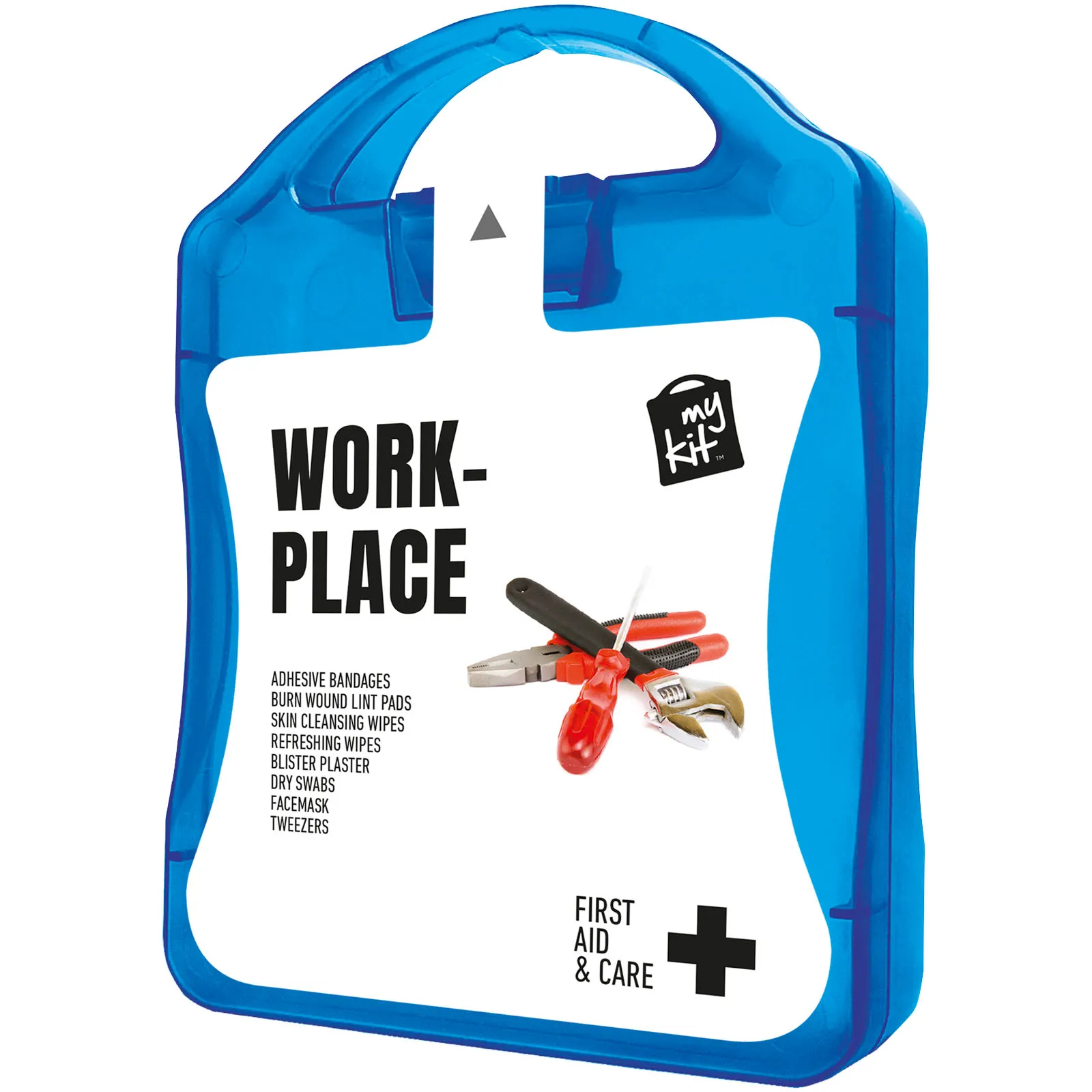 MyKit Werkplek Eerste Hulp Set Transparant blauw