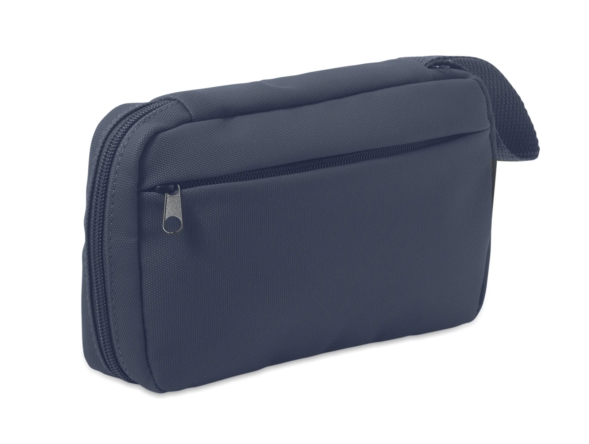 600D RPET toilettas Marineblauw