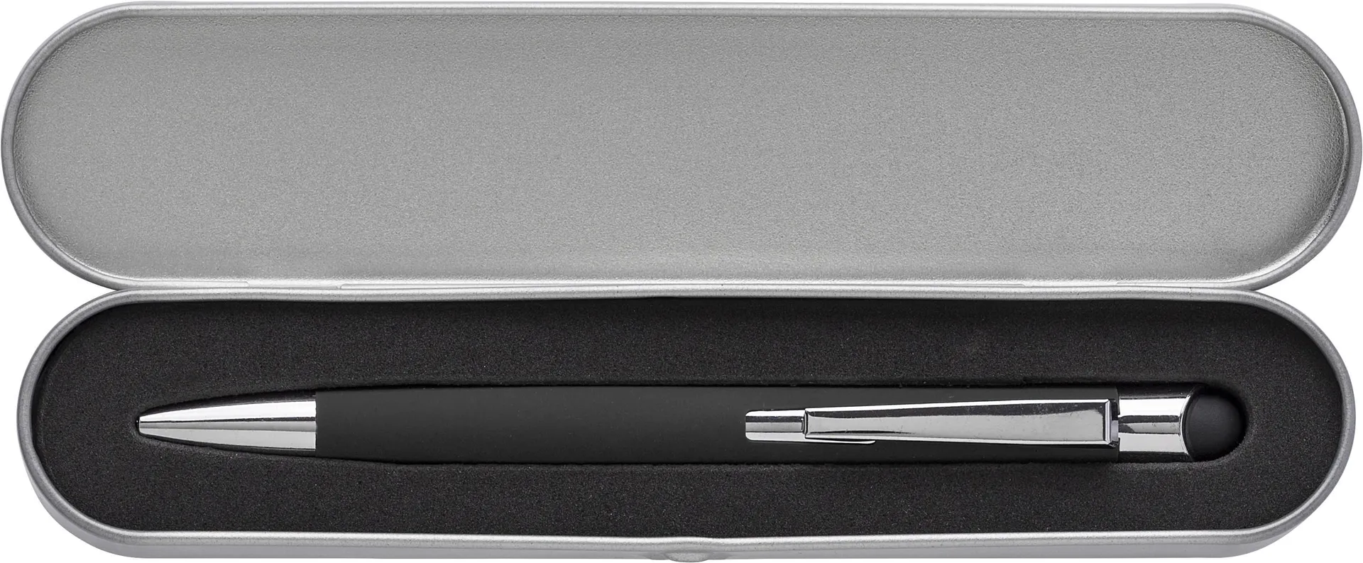 Balpen Thea | Aluminium zwart