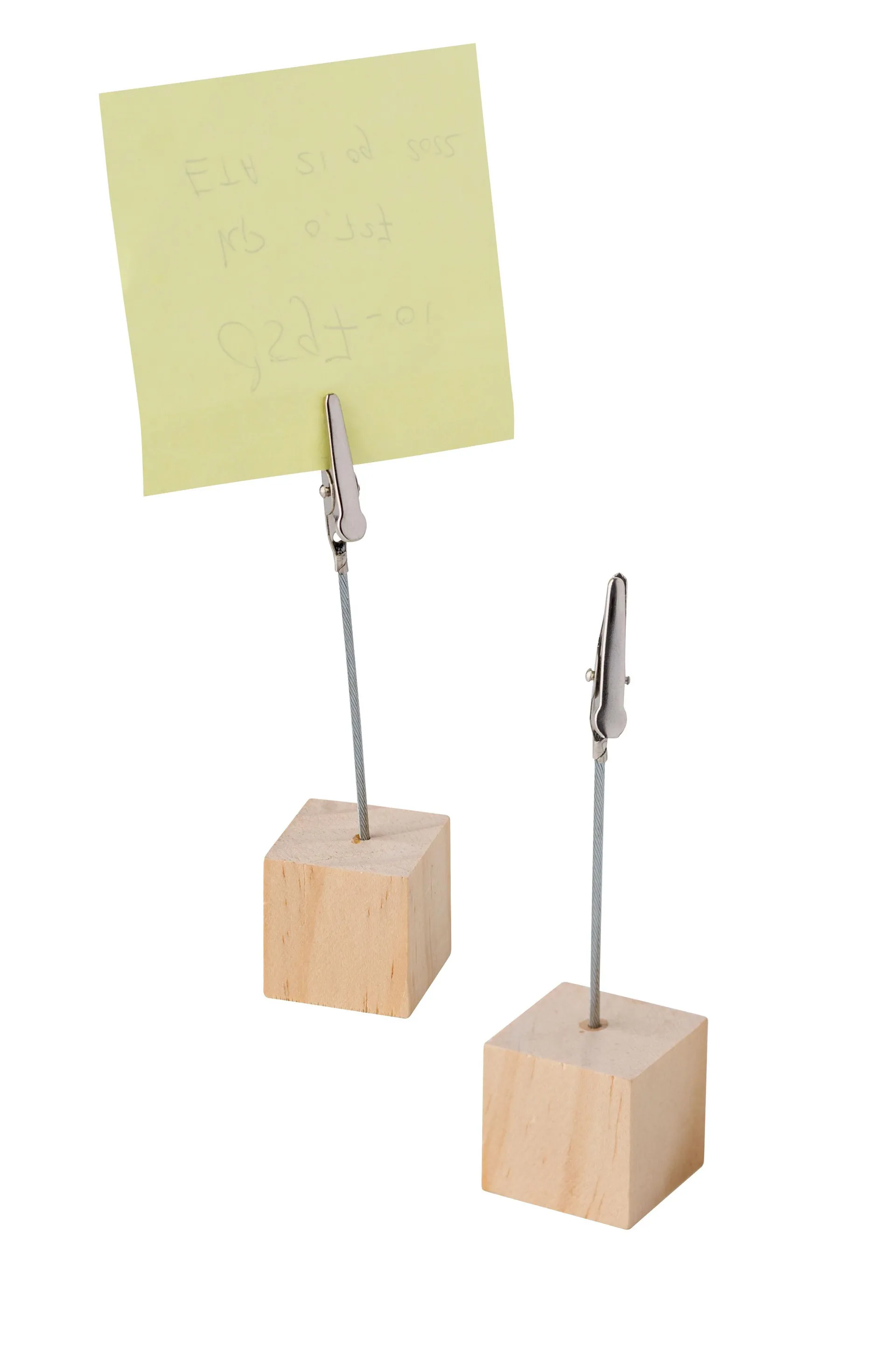 Houten cliphouder Malia bruin