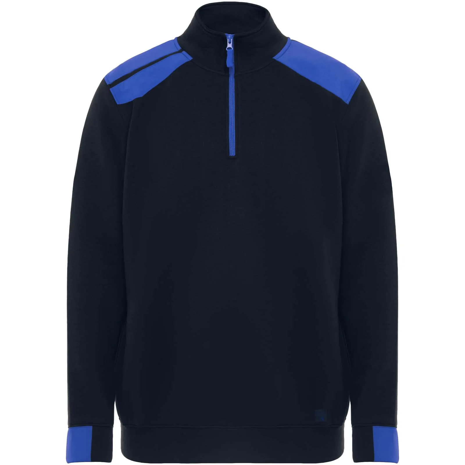 Maverick 280 g/m2 herentrui met halve rits Marineblauw