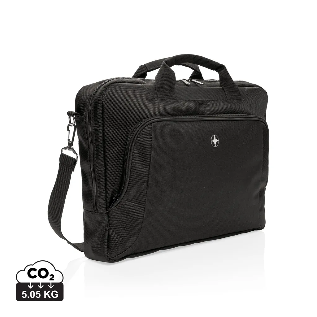 Deluxe 15” laptop tas PVC-vrij zwart