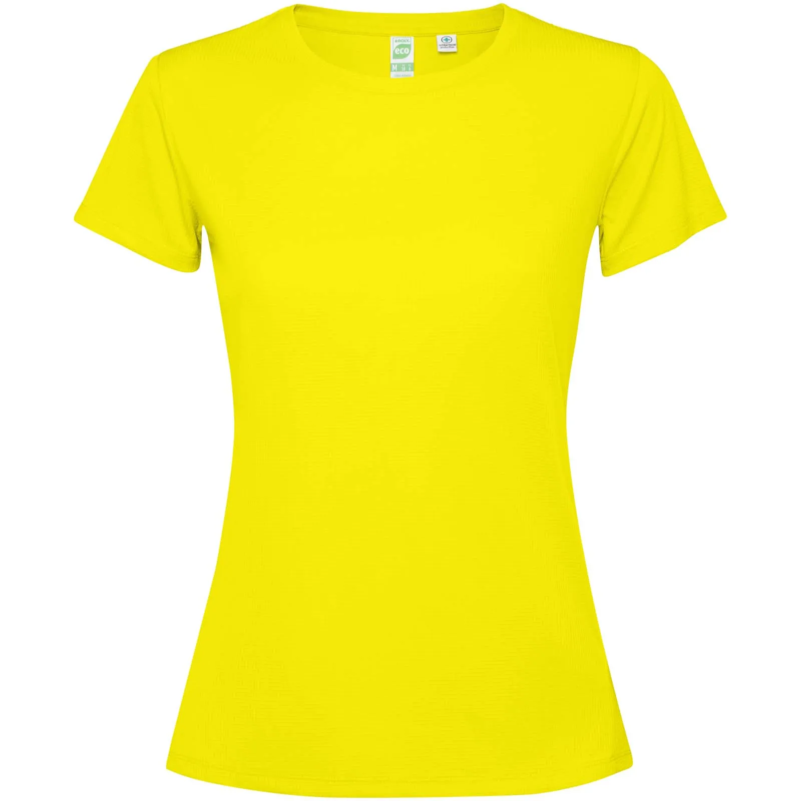Estoril 125 g/m² T-shirt met korte mouwen voor dames Fluorgeel