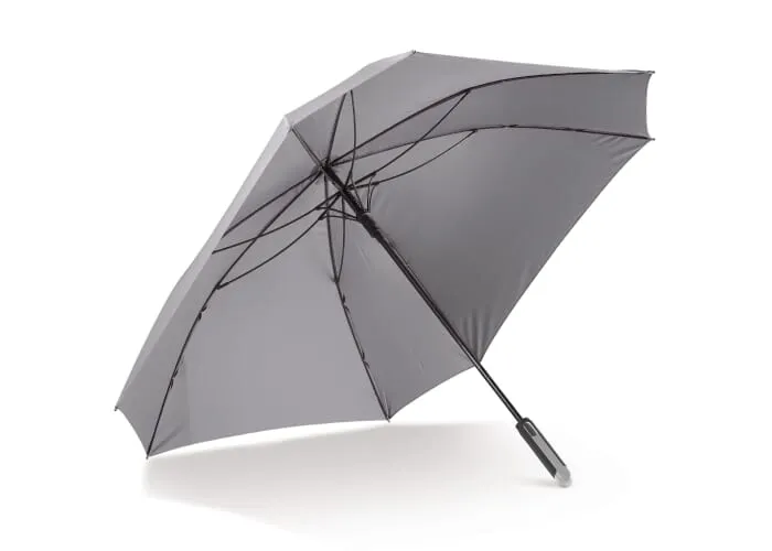 Deluxe 27” vierkante paraplu auto open
