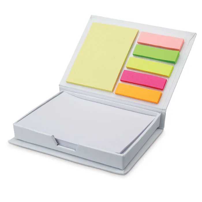 Memoblaadjes en memostickers Wit
